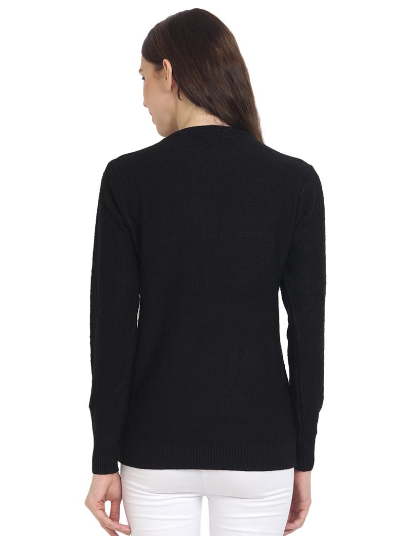 round neck wool regular pullover - 17271176 - Zoom Image - 3