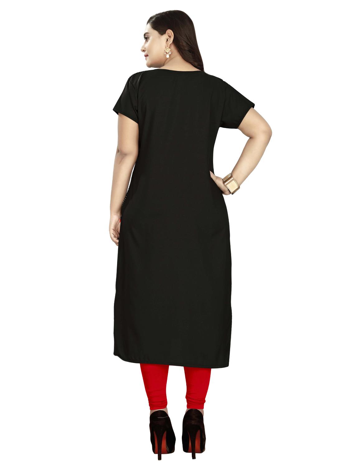 printed straight kurta - 17271199 - Zoom Image - 3