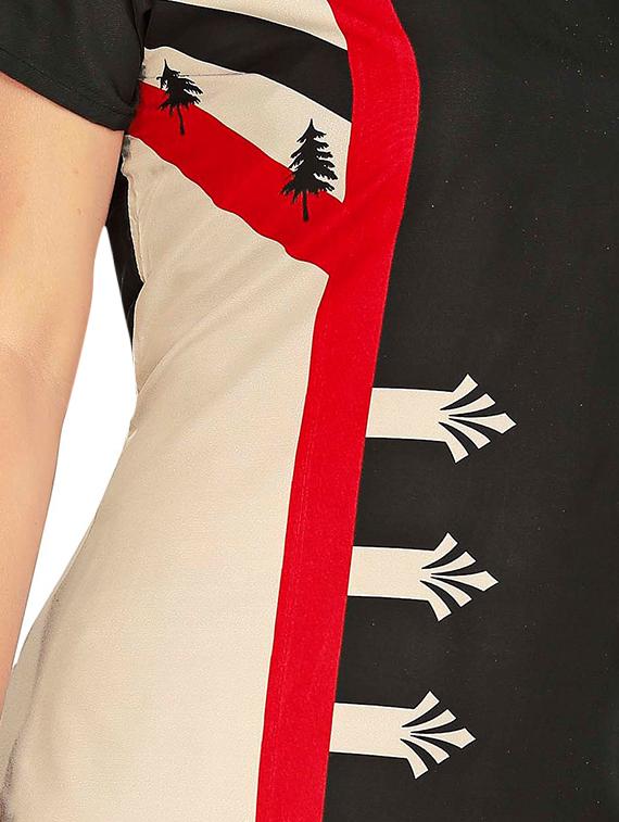 printed straight kurta - 17271199 - Zoom Image - 4