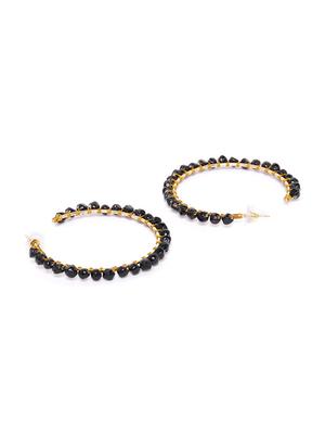 black metal hoop earring - 17271364 - Standard Image - 2