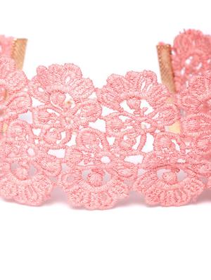 pink metal chain necklace - 17271445 - Standard Image - 4