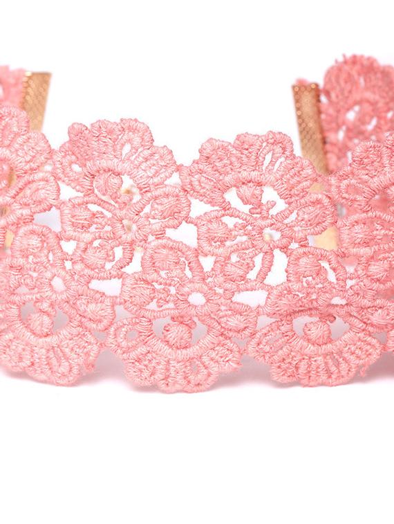 pink metal chain necklace - 17271445 - Zoom Image - 4