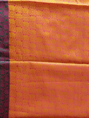 floral banarasi saree with blouse - 17271461 - Standard Image - 2