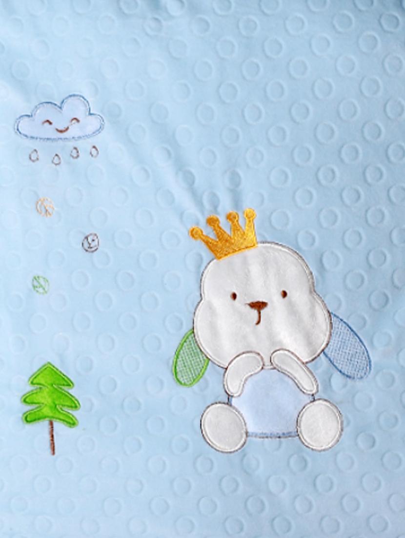 blue fleece blanket - 17271513 - Zoom Image - 4