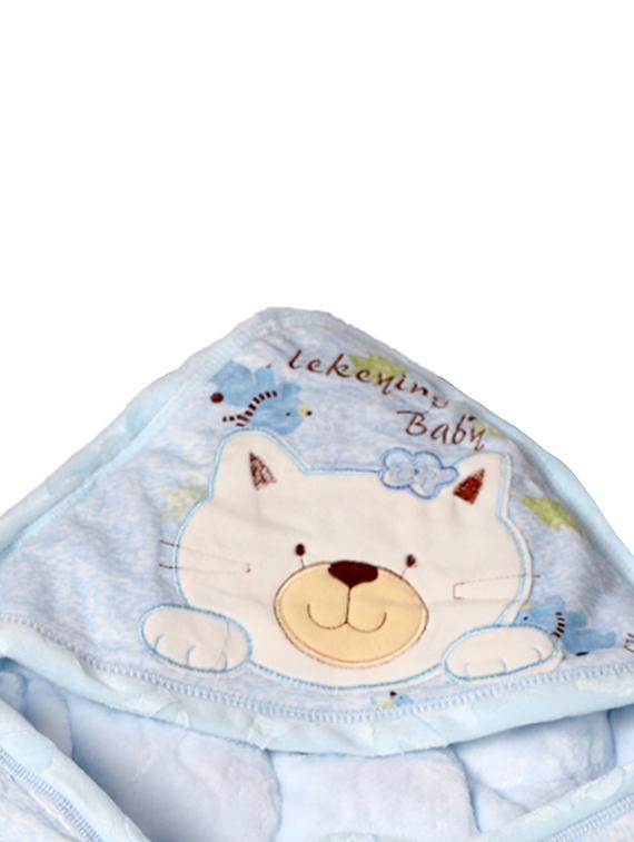blue fleece blanket - 17271521 - Zoom Image - 4