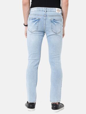 blue washed denim jeans - 17271642 - Standard Image - 3
