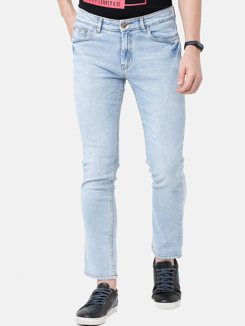 blue washed denim jeans - 17271642 - Zoom Image - 1