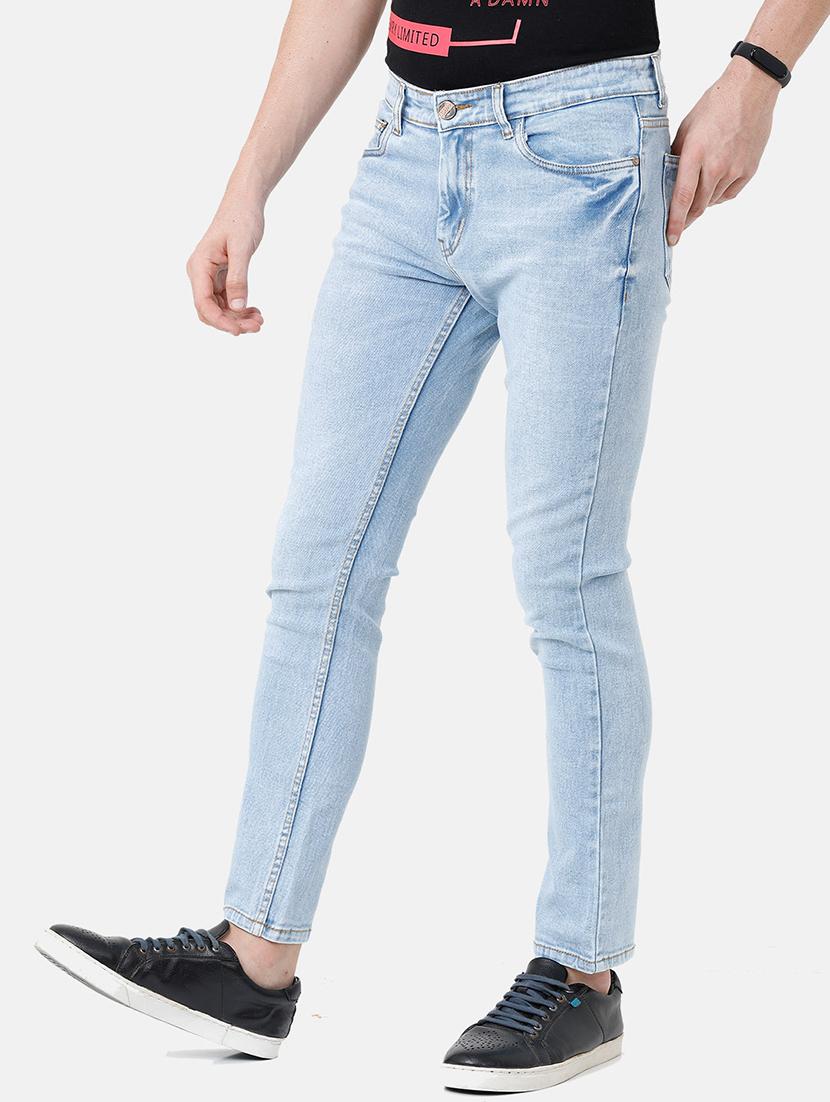 blue washed denim jeans - 17271642 - Zoom Image - 2