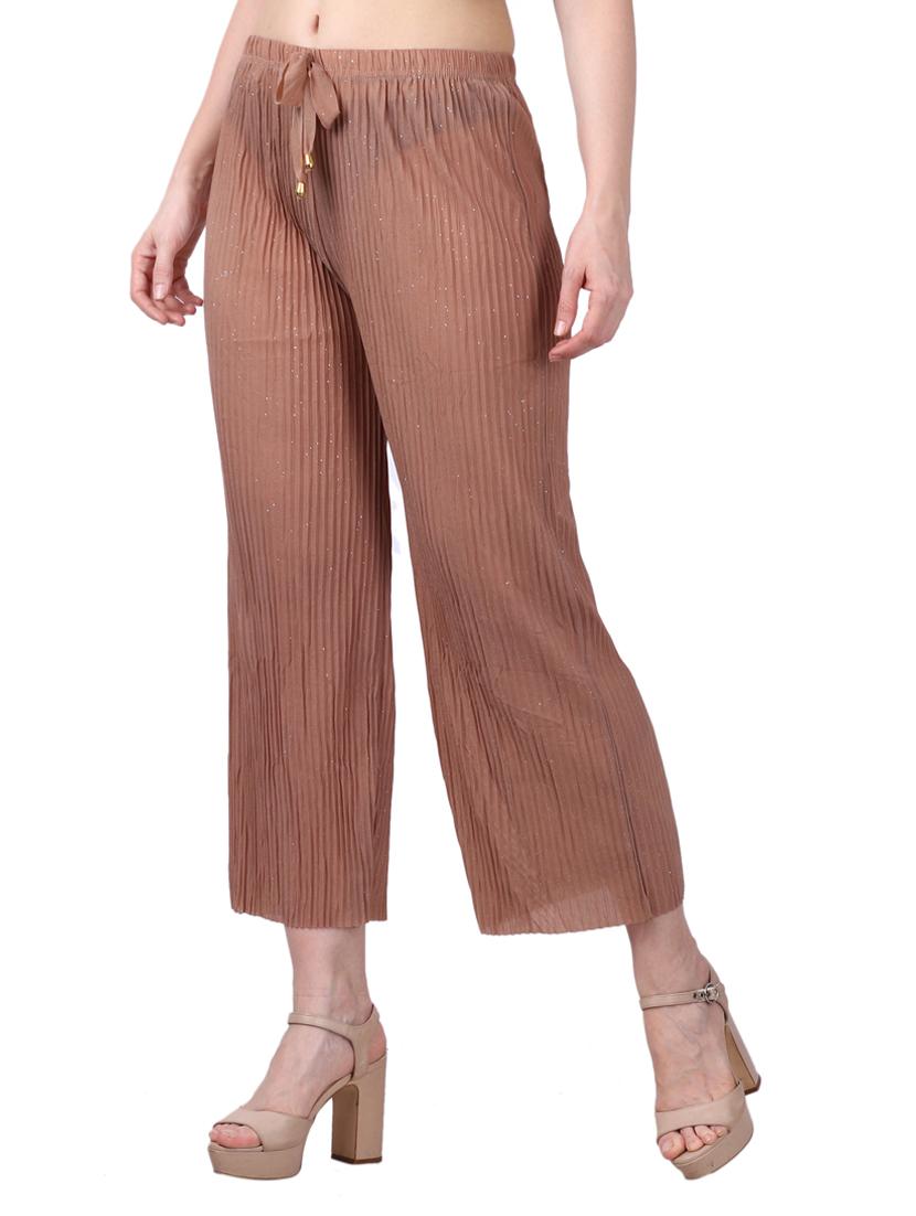 drawstring waist palazzo - 17272061 - Zoom Image - 2