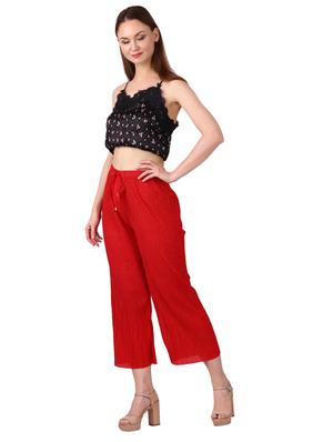 drawstring waist palazzo - 17272066 - Standard Image - 4