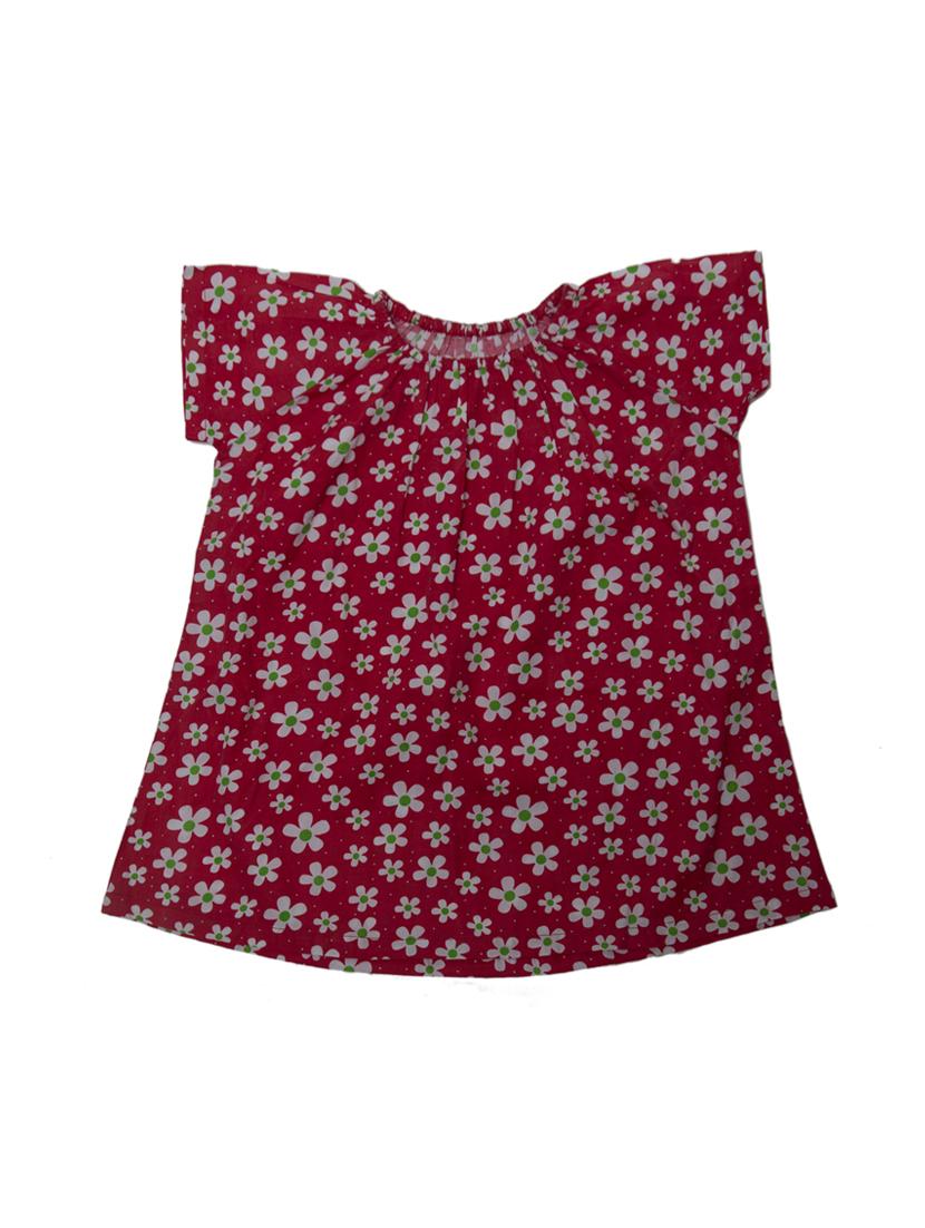 red cotton regular tops & tee - 17272204 - Zoom Image - 1