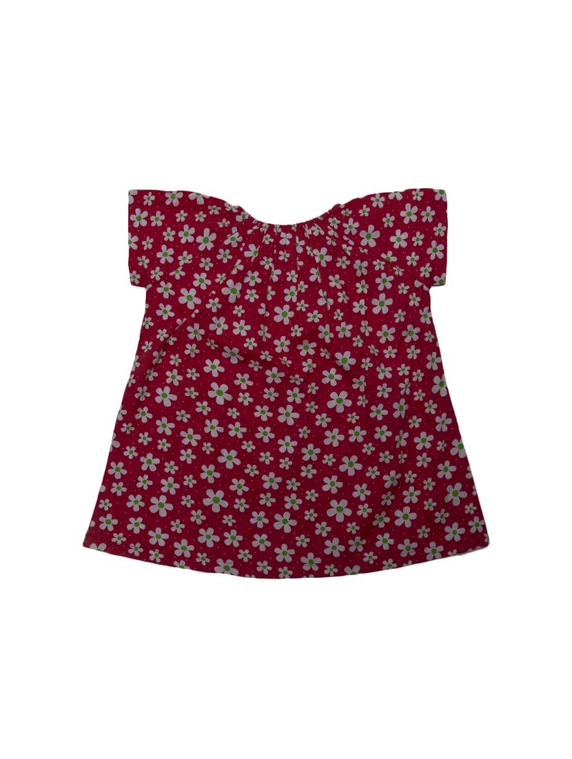 red cotton regular tops & tee - 17272204 - Zoom Image - 2