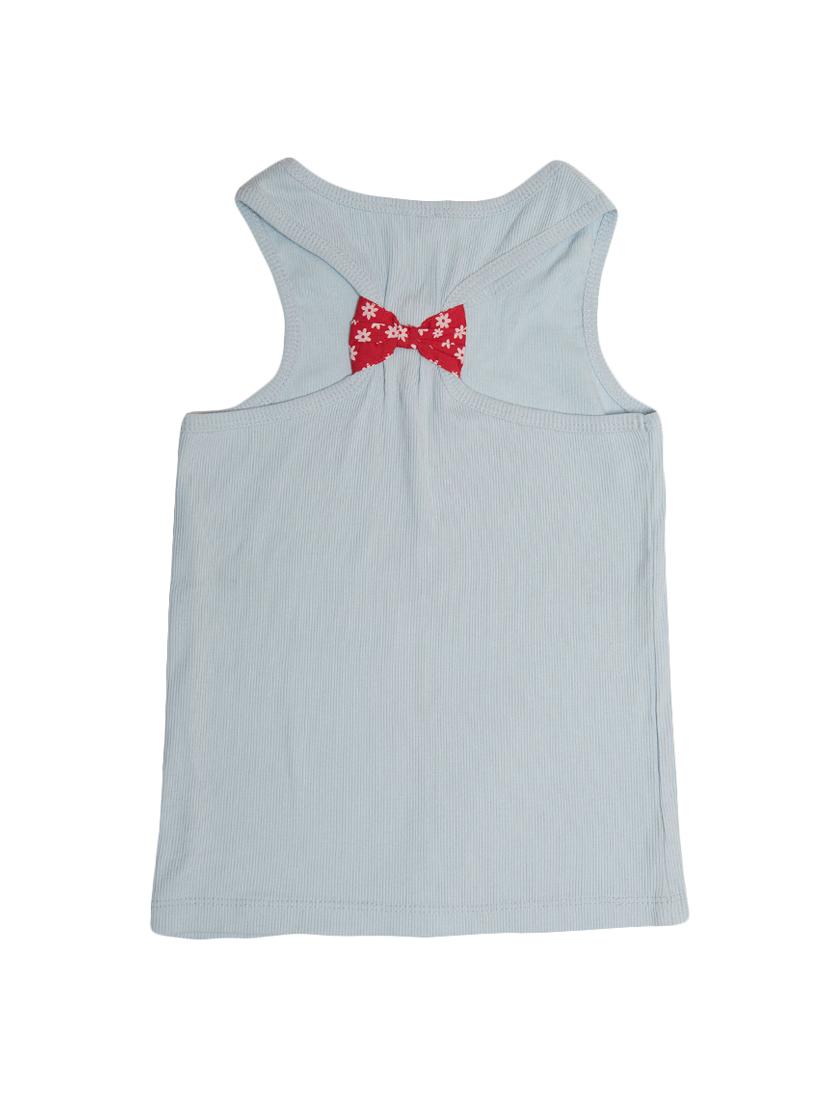 blue cotton regular tops & tee - 17272209 - Zoom Image - 2