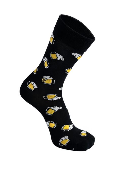 black cotton above ankle length sock - 17272248 - Standard Image - 1