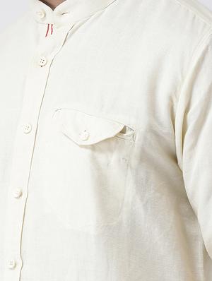 yellow solid casual shirt - 17272327 - Standard Image - 5
