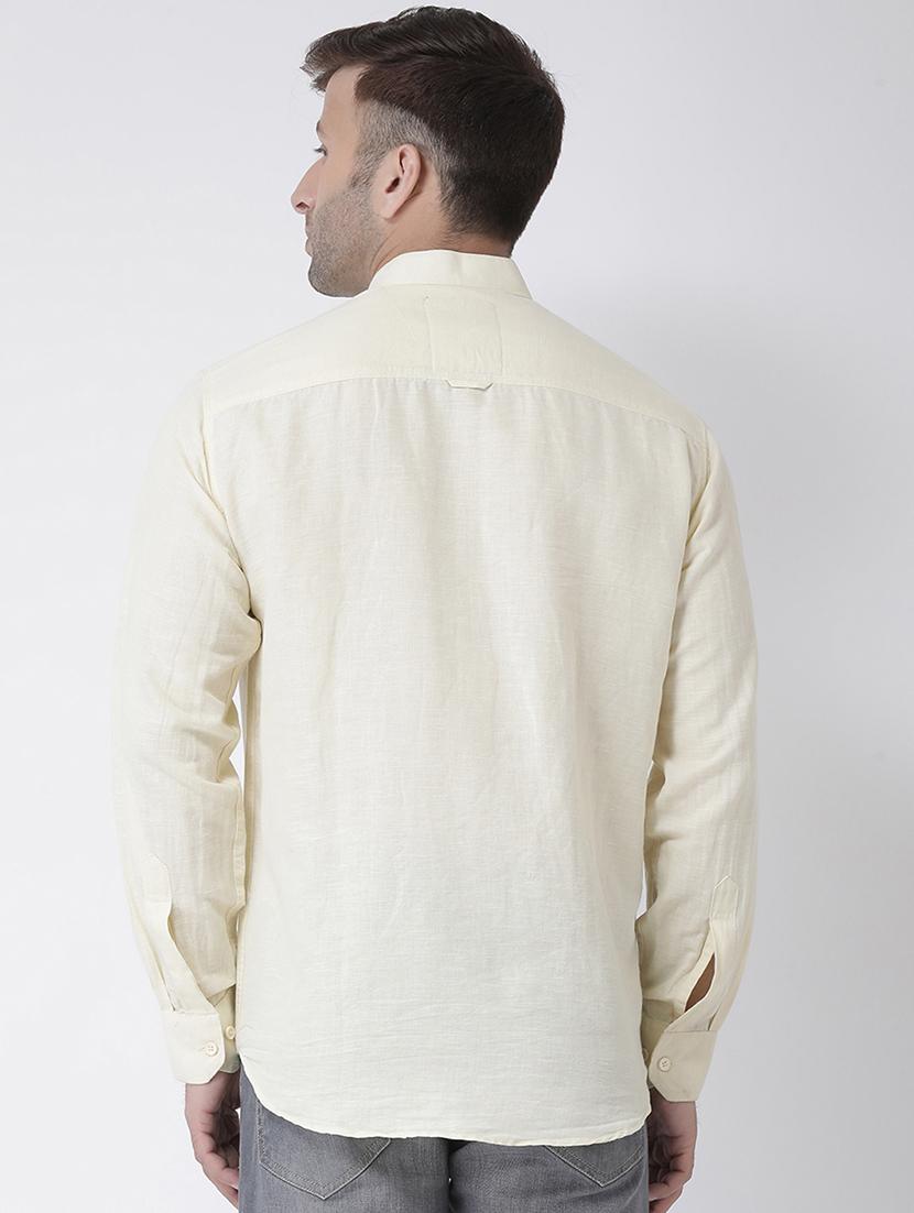yellow solid casual shirt - 17272327 - Zoom Image - 3