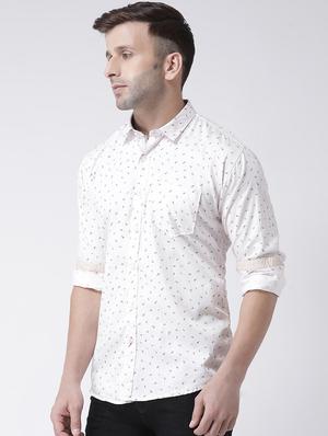 pink printed casual shirt - 17272340 - Standard Image - 2
