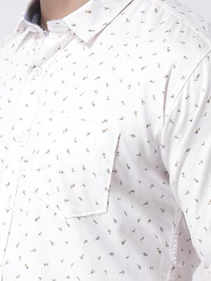 pink printed casual shirt - 17272340 - Standard Image - 4