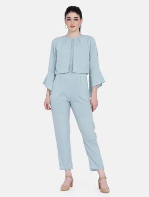 bell sleeved layered jumpsuit - 17272420 - Standard Image - 2