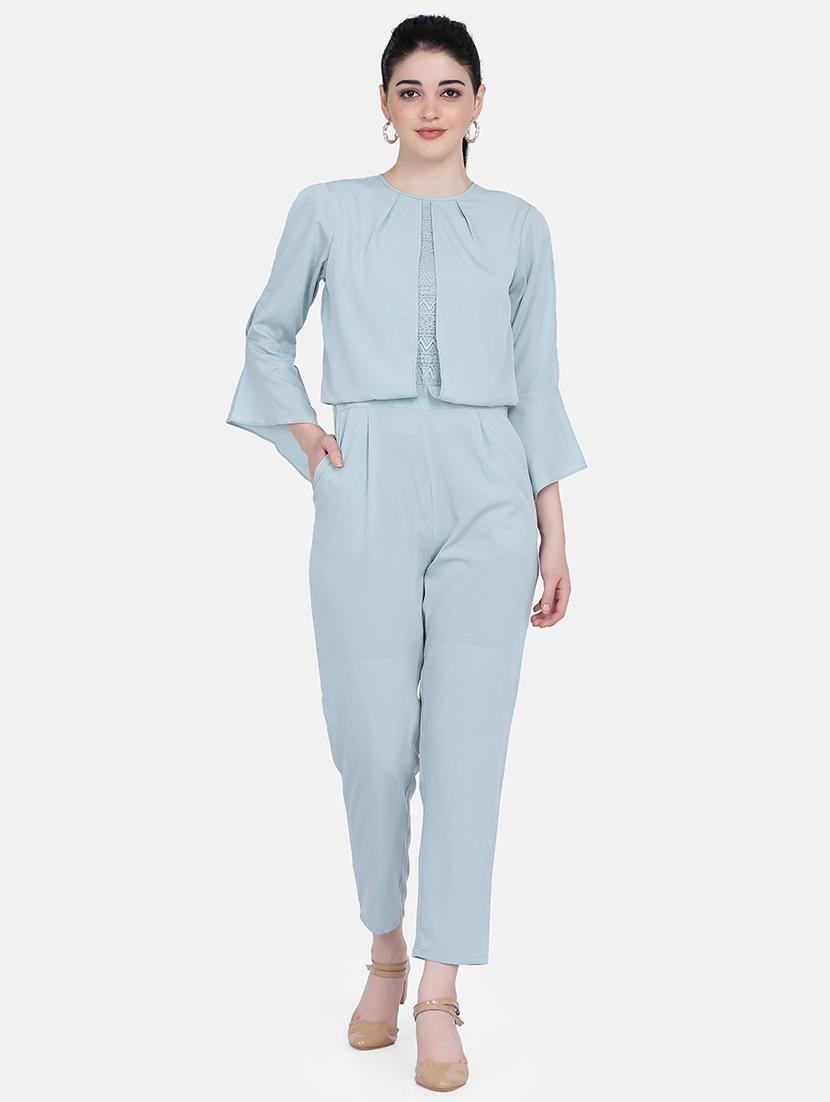 bell sleeved layered jumpsuit - 17272420 - Zoom Image - 1