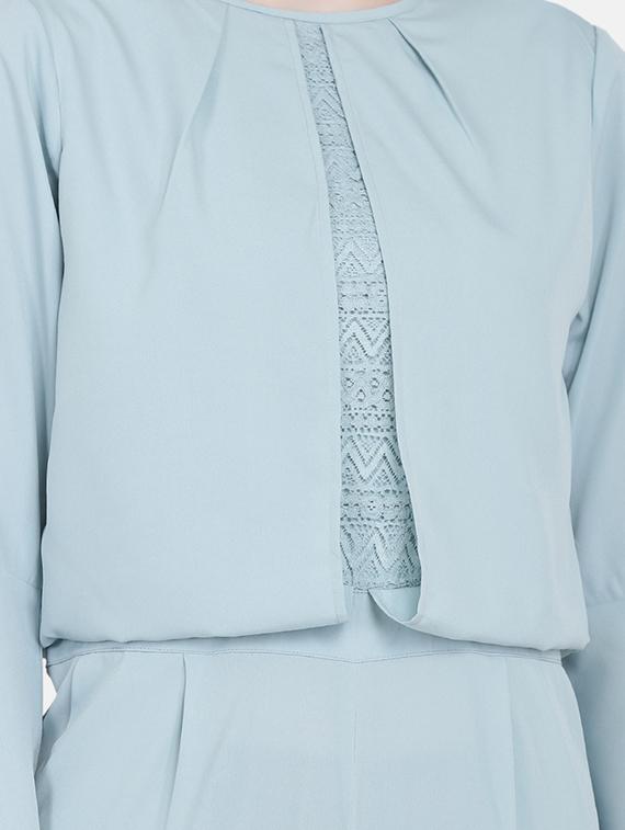 bell sleeved layered jumpsuit - 17272420 - Zoom Image - 4