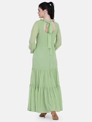 tie back tiered maxi dress - 17272452 - Standard Image - 3