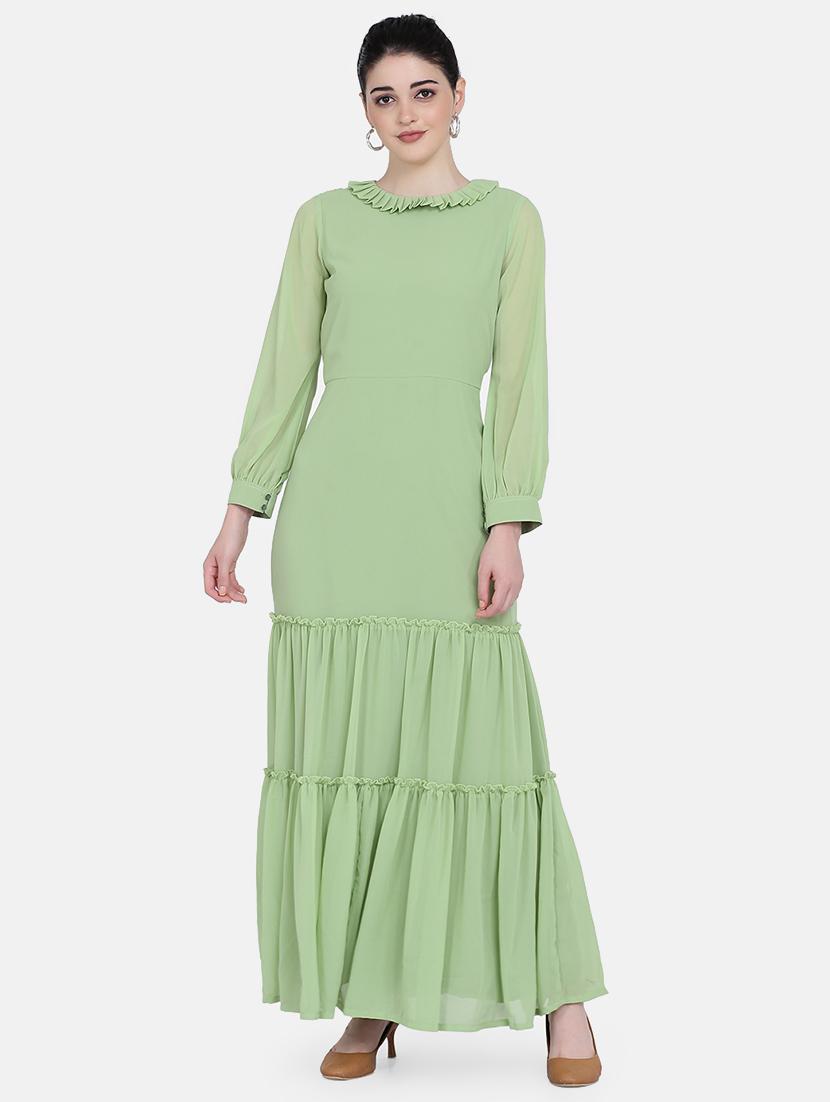 tie back tiered maxi dress - 17272452 - Zoom Image - 1