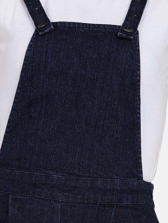 dark blue denim dungaree - 17272453 - Zoom Image - 4