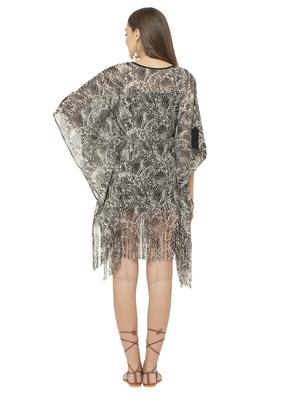 black georgette kaftan - 17272595 - Standard Image - 3