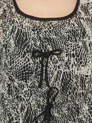 black georgette kaftan - 17272595 - Standard Image - 4