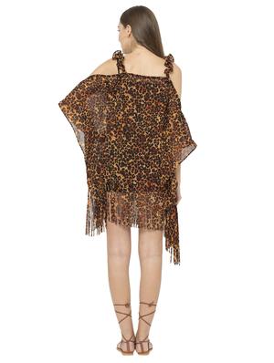 animal printed kaftan - 17272597 - Standard Image - 3