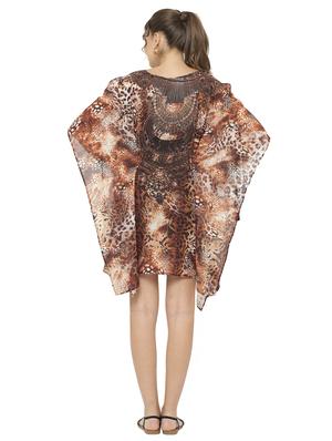 animal printed kaftan - 17272602 - Standard Image - 3