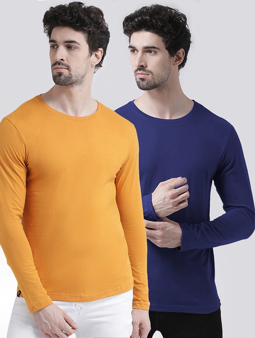 multi colored solid t-shirts combo - 17272669 - Zoom Image - 1
