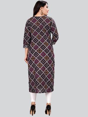 bandhani straight kurta - 17273230 - Standard Image - 3