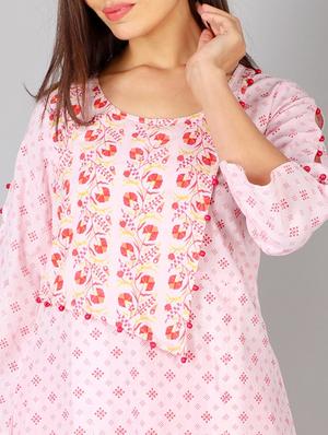printed anarkali kurta - 17273349 - Standard Image - 4