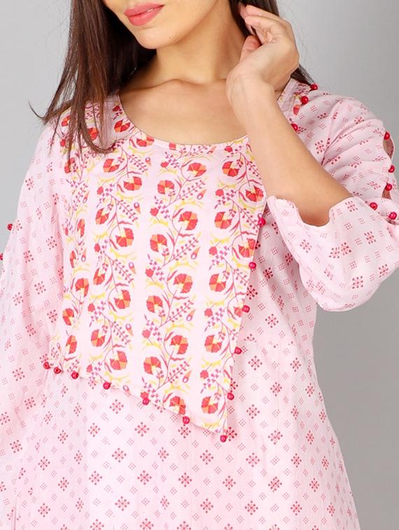 printed anarkali kurta - 17273349 - Zoom Image - 4