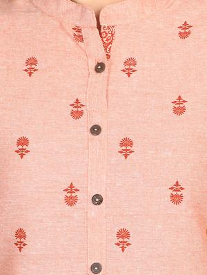 floral straight kurta - 17273457 - Standard Image - 4