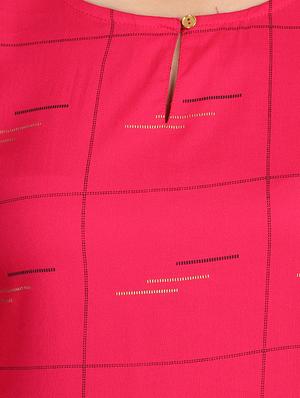 checkered kurta palazzo set - 17273460 - Standard Image - 4