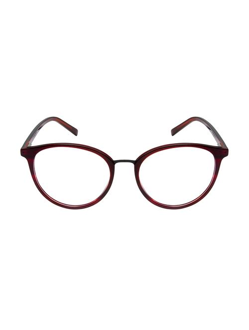 david blake maroon round women full rim eyeframe -ewdb2308mk1c3 |51mm - 17273652 - Standard Image - 1