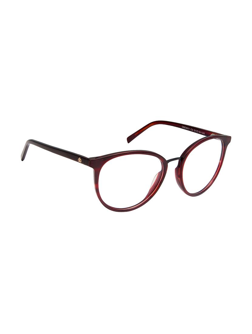 david blake maroon round women full rim eyeframe -ewdb2308mk1c3 |51mm - 17273652 - Zoom Image - 2