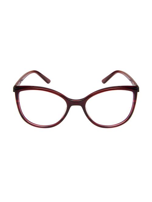 david blake maroon cateye women full rim eyeframe -ewdb2340mk8c5 |53mm - 17273684 - Standard Image - 1