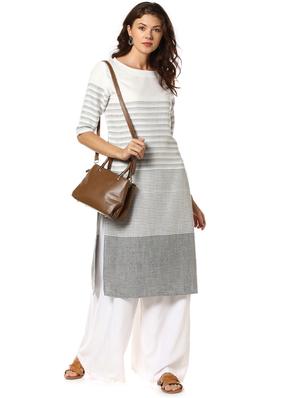 striped straight kurta - 17273697 - Standard Image - 2