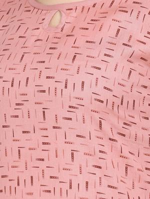 foil print straight kurta - 17273779 - Standard Image - 4