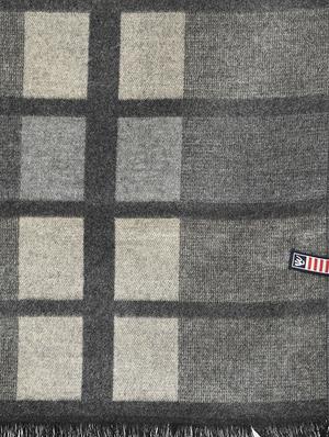 grey checkered muffler - 17273925 - Standard Image - 3