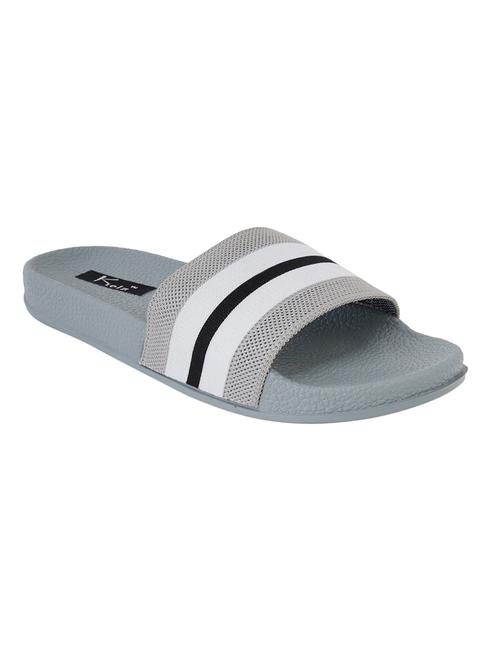 grey mesh flip flops - 17273958 - Standard Image - 1