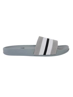 grey mesh flip flops - 17273958 - Standard Image - 2