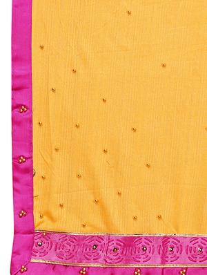 solid embellished bordered saree with blouse - 17274135 - Standard Image - 4
