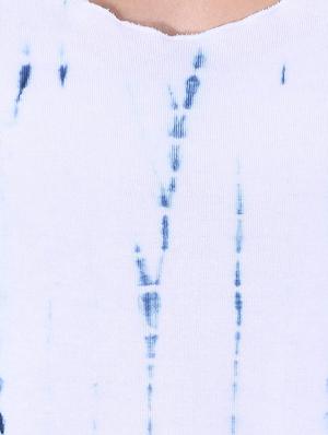 cold shoulder tie & dye top - 17274165 - Standard Image - 4