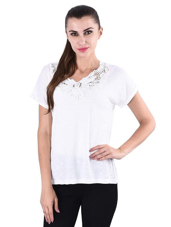 crochet neck top - 17274169 - Zoom Image - 1