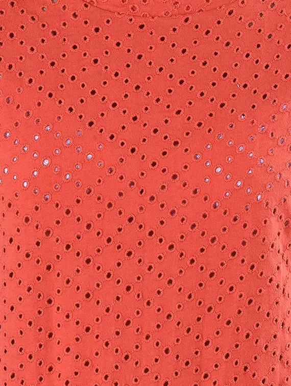 round neck schiffli top - 17274174 - Zoom Image - 4